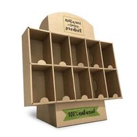 Support d'affichage en carton kraft biodégradable FCS pour l'emballage d'huiles / Emballage de parfums 15ml/50ml/100ml