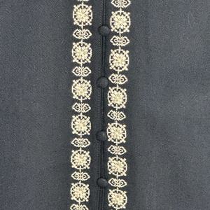 Haut brodé décontracté à manches longues et col en V pour femme, style bohème OEM - Product Image 6