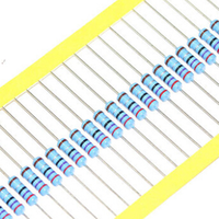 Resistores de Película Metálica Longwei de Alta Calidad 1/2W 1/8W 1/4W 1W 2W 5W
