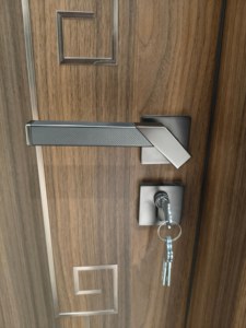Puerta Interior Clásica de Aleación de Aluminio, Puertas Modernas Sólidas para Apartamento, Dormitorio, Cocina, <span class=keywords><strong>Hotel</strong></span>, Villa, Impermeables - Product Image 5