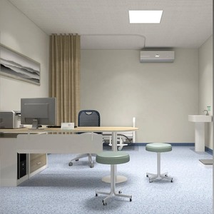 Rollos de suelo de vinilo homogéneos de fácil mantenimiento y limpieza Suelo de PVC para hospitales Suelo de vinilo para oficinas comerciales de grado superior - Product Image 6