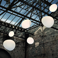 Luminaire suspendu géométrique rond irrégulier en gros, hôtel, loft, salon, éclairage moderne, lustre LED design