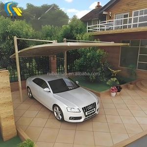 Su misura singolo lato diagonale Pull Carport sistema doppia lega baldacchino in alluminio rifugio per parcheggio esterno in metallo capannone <span class=keywords><strong>auto</strong></span> - Product Image 3