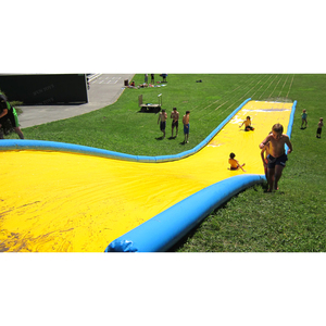 Toboggan aquatique gonflable <span class=keywords><strong>de</strong></span> qualité commerciale, géant, jaune, sans piscine, pour la <span class=keywords><strong>location</strong></span> et les événements - Product Image 4