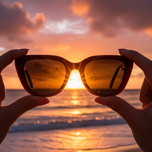 ユニセックス調整可能ファッション偏光サングラスUV400保護高級スクエアフレーム軽量スマートグラスカメラカスタマイズ - Product Image 2