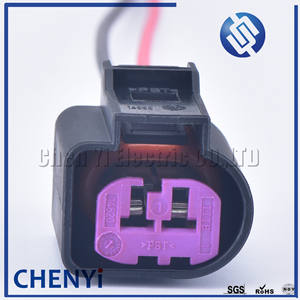 2-Pins Vrouwelijke Waterdichte Motor Luidsprekerbehuizing Automotive Sensor Connector Voor Magotan Sagitar 1j0973772 1j0 973 772 Met Draden - Product Image 5