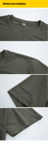 T-shirt Homme en Polyester-Nylon 160 g/m² à Séchage Rapide, Col Rond, Manches Courtes, Respirant, Vierge, pour la Course, Vente en Gros, OEM