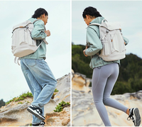 Sac à dos d'étudiant en nylon léger, multi-poches, unisexe, sac à dos pour ordinateur portable, logo personnalisé, sac à dos scolaire, Bolsos Mochilas