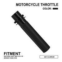 Nouvelle poignée de guidon en fibre de carbone pour moto, remplacement du tube d'accélérateur, moteur sans balais DC 72V 750W pour Light Bee X S pour vélo électrique