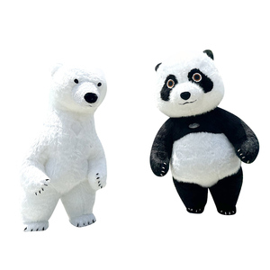 Disfraz de Panda gigante inflable, ropa para adultos para caminar, estilo de persona Real, celebridad de Internet, Douyin, promoción de eventos de <span class=keywords><strong>Halloween</strong></span> - Product Image 5