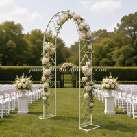 Arche de mariage en métal, treillis, grille, support pour plantes grimpantes, support à fleurs pour la décoration de cour extérieure, de jardin de roses ou de portail