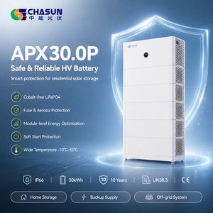 Batería CHASUN 30kWh APX HV LFP 600-980V 15kW de salida IP66 para montaje en suelo/pared, capacidad máxima para almacenamiento doméstico C&I - Product Image 3