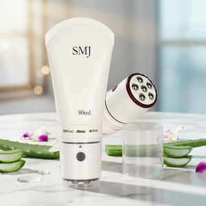 Tubes souples cosmétiques à presser sans air en plastique Pe vides emballage <span class=keywords><strong>tube</strong></span> PE de massage de lotion pour le corps - Product Image 4