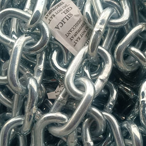 Chaîne en acier soudée galvanisée par zinc DIN 5685 766 763 764 Grade30 acier au carbone de la norme 8mm - Product Image 3