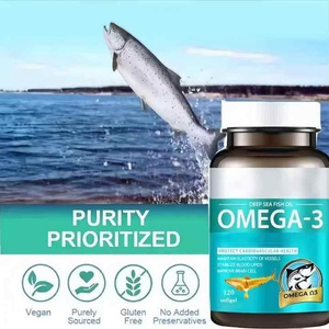 120 Capsules de Gel Doux d'Huile de Poisson Halal Oméga 3 EPA DHA, Antioxydant Végétalien, 500mg 1000mg, Taurine, Oméga-3 - Product Image 2