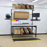 Estación de Embalaje Modular DETALL con Soporte para Rodillos y Accesorios de Embalaje para Operaciones de Envío