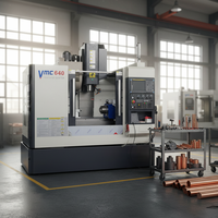 Centre d'usinage vertical CNC VMC 640, 4 axes, broche BT40, commande GSK, usine chinoise