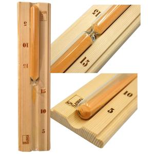 <span class=keywords><strong>Timer</strong></span> clessidra in legno a parete <span class=keywords><strong>15</strong></span> minuti conto alla rovescia per Sauna a vapore secco di sabbia gialla con elegante Design a clessidra - Product Image 3