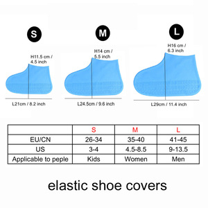 Copriscarpe in Silicone di Alta Qualità per Bambini, Coperture Riutilizzabili per Stivali <span class=keywords><strong>da</strong></span> Pioggia, Elastici e Pieghevoli per Attività all'Aperto (Taglia S) - Product Image 6