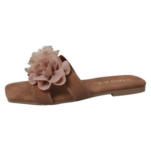 รองเท้าแตะแบบเปิดนิ้วเท้าพื้นหนาสไตล์อเมริกันสำหรับฤดูร้อน  วัสดุที่ใส่สบายสำหรับผู้หญิง  ออกแบบมาเพื่อความสะดวกสบาย - Product Image 1