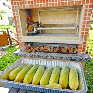 Parrilla <span class=keywords><strong>Argentina</strong></span> Moderna <span class=keywords><strong>de</strong></span> Acero Inoxidable para Más <span class=keywords><strong>de</strong></span> 5 Personas con Encendido Electrónico, Dispositivo <span class=keywords><strong>de</strong></span> Seguridad contra Llamas y Diseño Metálico Duradero - Product Image 6