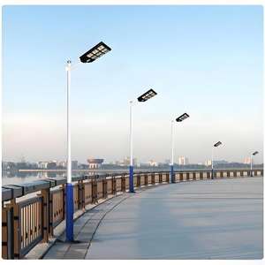 बाहरी परिदृश्य प्रकाश के लिए कच्चा लोहा उद्यान लैंप पोस्ट-सजावटी सौर प्रकाश पोल - Product Image 1