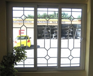 <span class=keywords><strong>Porte</strong></span> <span class=keywords><strong>coulissante</strong></span> UPVC à 2 rails, prix avantageux, portes coulissantes à 4 panneaux - Product Image 2