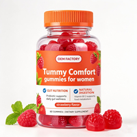 Gummies Probiotiques Personnalisées OEM Myo-Inositol Bacillus Coagulans pour Femmes, Saveur Fraise, Vitamine B12, Complément Marque Privée, 60 unités