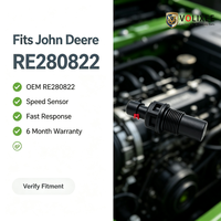 Capteur de vitesse RE280822 compatible avec les pièces de rechange pour moteur de tracteur universel John Deere