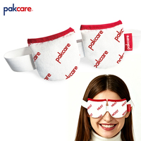 Compresse réutilisable chaude/froide à activation micro-ondes en tissu double sac pour soulager la douleur, les inconforts oculaires, la fatigue oculaire et les sinus