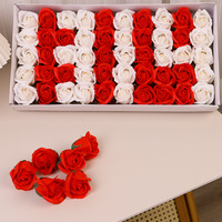 Kunstmatige Zeeprozen 7 CM 50 Stuks Per Doos 3-laags Natuurlijke Aanraking Handgemaakte Cadeaubloemen Bruiloft Moederdag Valentijnsdag