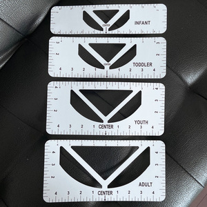 Conjunto de <span class=keywords><strong>regla</strong></span> de centrado de plástico de curva <span class=keywords><strong>francesa</strong></span>, herramienta de medición de cuello de <span class=keywords><strong>costura</strong></span> de PVC, alineación de Camiseta de cuello redondo - Product Image 2
