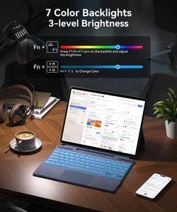 <span class=keywords><strong>Clavier</strong></span> magnétique ultra-fin sans fil <span class=keywords><strong>avec</strong></span> pavé tactile pour Microsoft Surface Pro 11/10/9/8/X - Product Image 4