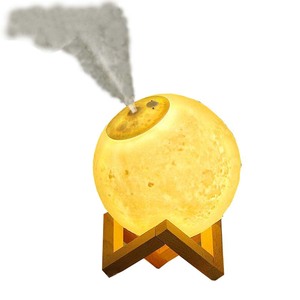 Portable <strong>Mini</strong> USB Ultrasonic Essential <strong>Oil</strong> Aromatherapy <strong>Diffuser</strong> Moon Lamp Air Humidifier - Product Image 1