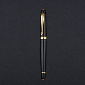 Baoer 302 serie pluma de marca personalizada ejecutivo clásico negro plata oro mejor escritura pluma estilográfica - Product Image 4