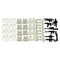 Set de Bloques de Construcción de Fuerzas Especiales SWAT, Piezas de Construcción de Ensamblaje Perfecto, Incluye Set de Placas de Armadura Táctica