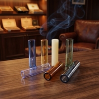 Embout filtrant en verre de 9 mm réutilisable pour vente en gros, embout plat en verre