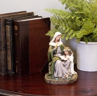 Collection Renaissance en résine de statues Sainte Anne et Marie pour la décoration intérieure