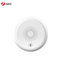LEDEAST S01 Détecteur de fumée Tuya ZigBee avec connexion sans fil 24GHz pour la prévention des risques d'incendie et la surveillance de la sécurité domestique