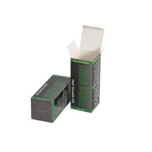 Blanco pequeño plano auto bloqueo superior e inferior aceite esencial botella cosmética arte papel embalaje cajas de envío caja de correo - Product Image 1