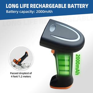 Scanner de codes à barres de bureau filaire 2D avec portable pour <span class=keywords><strong>lecteur</strong></span> de codes <span class=keywords><strong>QR</strong></span> Bluetooth pour smartphones en stock - Product Image 2