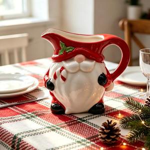 Jarra de Porcelana con Diseño de Gnomo Navideño para Leche, Juego de Vajilla, Diseño Festivo de Santa <span class=keywords><strong>Claus</strong></span>, Colección de Utensilios de Cocina para Venta al por Mayor - Product Image 3