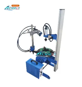 Cheap Light Duty 50kg 110V Rotary Table Welding Positioner with Pneumatic Tailstock