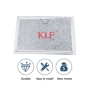 Taille personnalisée 7-5/8X5X3/32 pouces 2 paquets de filtre à <span class=keywords><strong>micro</strong></span>-<span class=keywords><strong>ondes</strong></span> en maille de papier d'aluminium de remplacement - Product Image 4