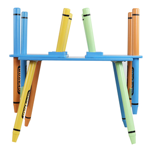 Bộ Bàn Ghế Đồ Nội Thất Trẻ Em Bằng Gỗ Hoạt Hình Có Thể Tùy Chỉnh Màu Sắc Đồ Chơi Bàn Trò Chơi Sử Dụng Tại Nhà Phòng Khách - Product Image 6