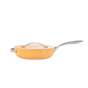 4pcs 24/28cm Frying Pan 18cm Milk <strong>Pot</strong> 24cm <strong>Sauce</strong> <strong>Pot</strong> Nonstick Ceramic Coating Cookware Set for Kitchen &amp; Restaurant Cooking - Product Image 3