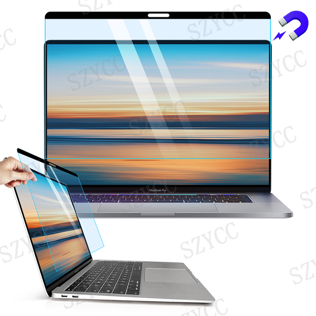 Magnetic Blue Light Screen Anti Glare Anti Blue Light Laptop Screen Protector Anti Blue Light Filter for Macbook Pro 15.4 Inch