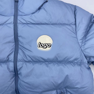 New winter embroidered logo down jacket fashionable warm white duck down jacket Outerwear - Product Image 2