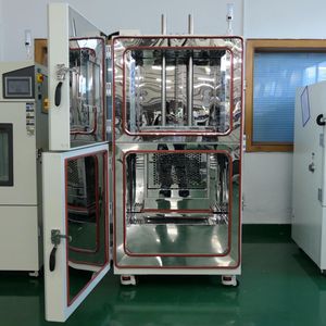 दो बक्से थर्मल शॉक परीक्षण कक्ष-प्रकार थर्मल शॉक परीक्षण कक्ष उच्च निम्न तापमान पर्यावरण परीक्षण कक्ष - Product Image 5