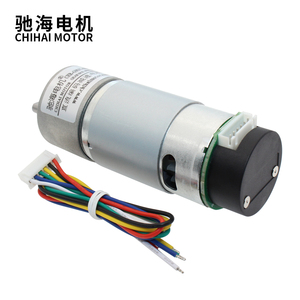 치하이 모터 CHR-GM37-550ABHL 37mm 편심축 출력 고토크 기어 감속기 기어박스 17PPR 엔코더 모터 DIY용 - Product Image 3